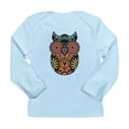 thumbnail image 1 of CafePress - Sugar Skull Owl Color Long Sleeve Infant T Shirt - Long Sleeve Infant T-Shirt, 1 of 2