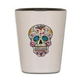 thumbnail image 1 of CafePress - Sugar Skull - White/Black Shot Glass, Unique and Funny Shot Glass, 1 of 2