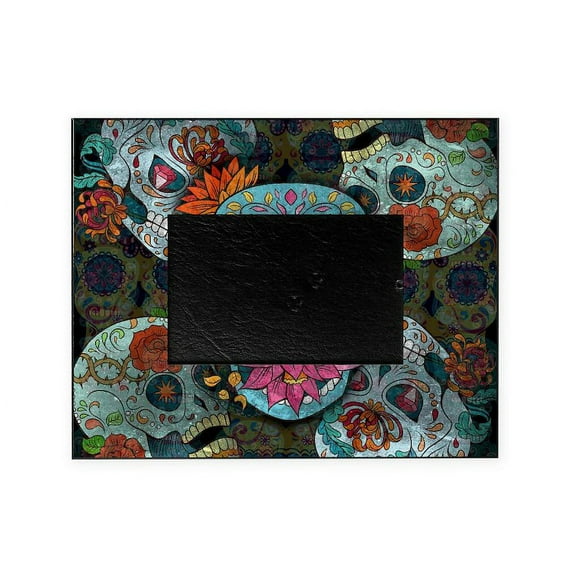 CafePress - Sugar Skulls Design - Decorative 8x10 Picture Frame