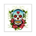 thumbnail image 1 of CafePress - Sugarskull1 Sticker - Square Sticker 3" x 3", 1 of 1