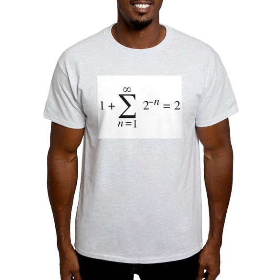 CafePress - Summation Notation _ 1+1=2 Light T Shirt - Men's Classic Graphic T-Shirt