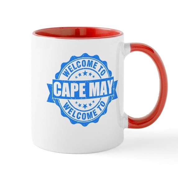 CafePress - Summer Cape May New Jersey Mugs - 11 oz Ceramic Mug - Novelty Coffee Tea Cup