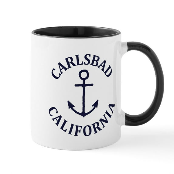 CafePress - Summer Carlsbad State California Mugs - 11 oz Ceramic Mug - Novelty Coffee Tea Cup
