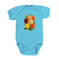 CafePress Summer Dahlias Cute Infant Bodysuit Baby Romper Size