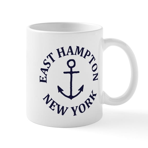 CafePress - Summer East Hampton New York Mugs - 11 oz Ceramic Mug - Novelty Coffee Tea Cup
