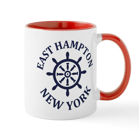 CafePress - Summer East Hampton New York Mugs - 11 oz Ceramic Mug - Novelty Coffee Tea Cup