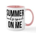 thumbnail image 1 of CafePress - Summer Looks Good On Me - 11 oz Ceramic Mug - Novelty Coffee Tea Cup, 1 of 4