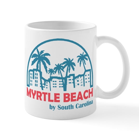 CafePress - Summer Myrtle Beach South Carolina Mugs - 11 oz Ceramic Mug - Novelty Coffee Tea Cup