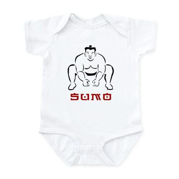CafePress - Sumo Infant Creeper - Baby Light Bodysuit, Size Newborn - 24 Months