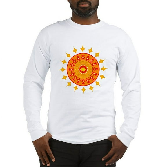 CafePress - Sun Chakra Long Sleeve T Shirt - Unisex Cotton Long Sleeve T-Shirt