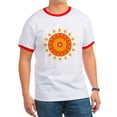 thumbnail image 1 of CafePress - Sun Chakra Ringer T - 100% Cotton Ringed T-Shirt, 1 of 4