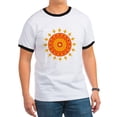 thumbnail image 1 of CafePress - Sun Chakra Ringer T - 100% Cotton Ringed T-Shirt, 1 of 4