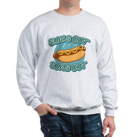CafePress - Sun's Out Buns Out Sweatshirt - Crew Neck Sweatshirt