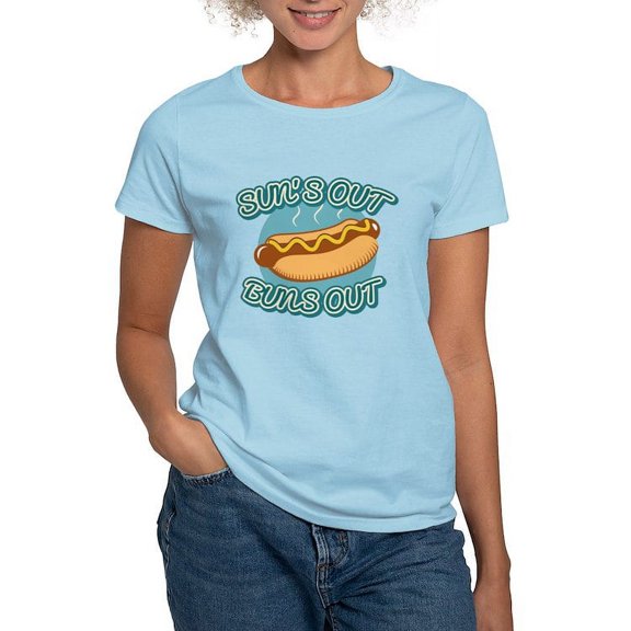 CafePress - Sun's Out Buns Out Women's Light T Shirt - Women's Classic T-Shirt