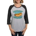 thumbnail image 1 of CafePress - Sun's Out Buns Out - Womens Baseball Tee, 1 of 4