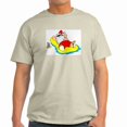 thumbnail image 1 of CafePress - Sunbathing Santa White T Shirt - Men's Classic Cotton T-Shirts, 1 of 3