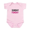 thumbnail image 1 of CafePress - Sunday Funday (Black / Pink) Body Suit - Baby Light Bodysuit, Size Newborn - 24 Months, 1 of 4