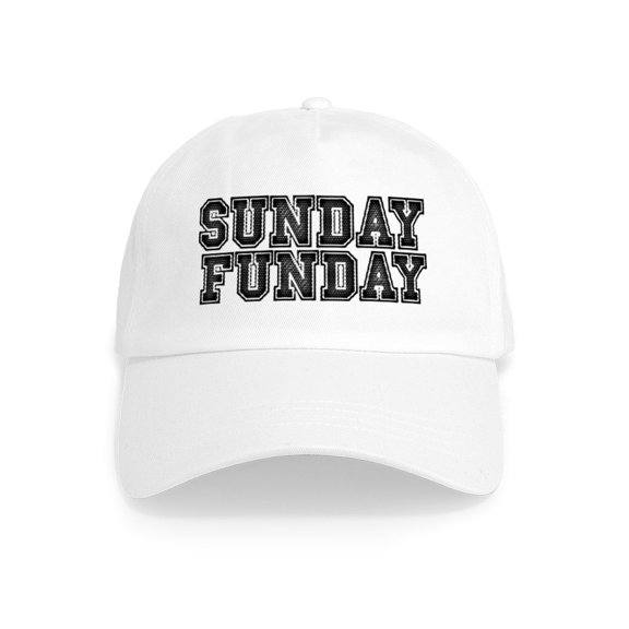 CafePress - Sunday Funday Cap - Adjustable 100% Brushed Unisex Casual Cotton Baseball Cap, Beige, 1