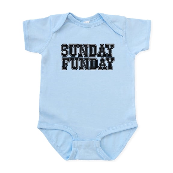 CafePress - Sunday Funday Infant Bodysuit - Baby Light Bodysuit, Size Newborn - 24 Months
