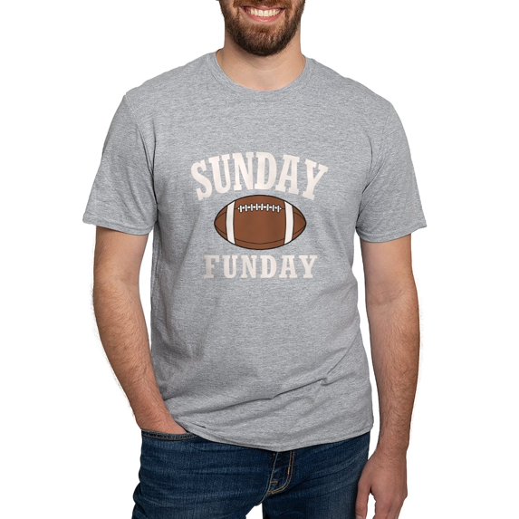 CafePress - Sunday Funday Men's Classic T Shirt - Fitted T-Shirt, Vintage Fit Soft Cotton Tee