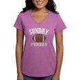 thumbnail image 1 of CafePress - Sunday Funday T Shirt - Women's V-Neck Dark T-Shirt, 1 of 4