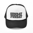 thumbnail image 1 of CafePress - Sunday Funday - Trucker Hat - Polyester Foam Front and Nylon Mesh Weave Back, 1 of 8