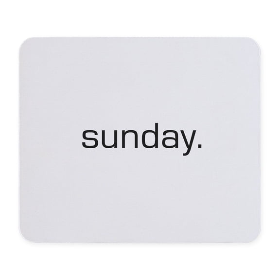 CafePress - Sunday Mousepad - Non-slip Rubber Mousepad, Gaming Mouse Pad