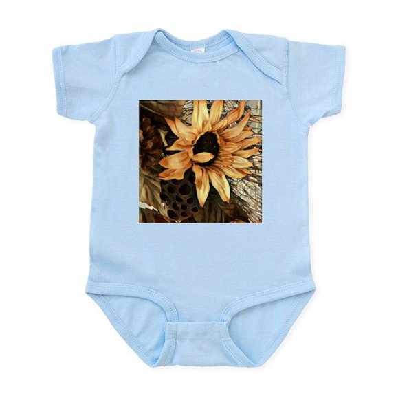 CafePress - Sunflower Body Suit - Baby Light Bodysuit, Size Newborn - 24 Months