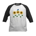 thumbnail image 1 of CafePress - Sunflower Garden Bird Baseball Jersey - Kids Cotton Baseball Jersey, 3/4 Sleeve Shirt, 1 of 4