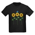 thumbnail image 1 of CafePress - Sunflower Garden Bird T Shirt - Dark T-Shirt Kids XS-XL, 1 of 4