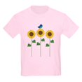 thumbnail image 1 of CafePress - Sunflower Garden Bird T Shirt - Light T-Shirt Kids XS-XL, 1 of 4