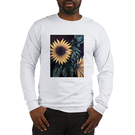 CafePress - Sunflower Life Long Sleeve T Shirt - Unisex Cotton Long Sleeve T-Shirt