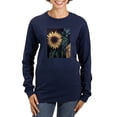 thumbnail image 1 of CafePress - Sunflower Life Long Sleeve T Shirt - Women's Long Sleeve Graphic Tee Casual Fit, 1 of 4