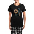 thumbnail image 1 of CafePress - Sunflower Life Pajamas - Women's Short Sleeve Print T-Shirt and Pants Dark Cotton Pajama Set, 1 of 7