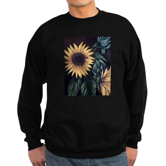 CafePress - Sunflower Life Sweatshirt - Classic Crew Neck Sweatshirt