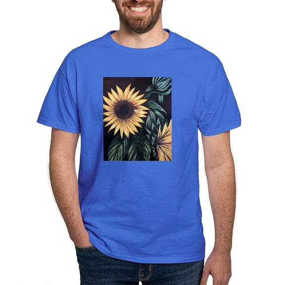 CafePress - Sunflower Life T Shirt - Men's Classic Graphic Cotton T-Shirt