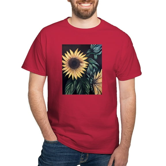 CafePress - Sunflower Life T Shirt - Men's Classic Graphic Cotton T-Shirt