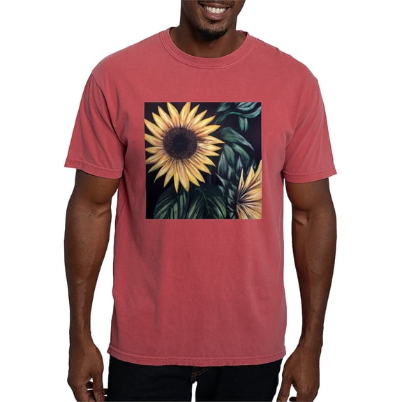CafePress - Sunflower Life T Shirt - Mens Comfort Colors Shirt