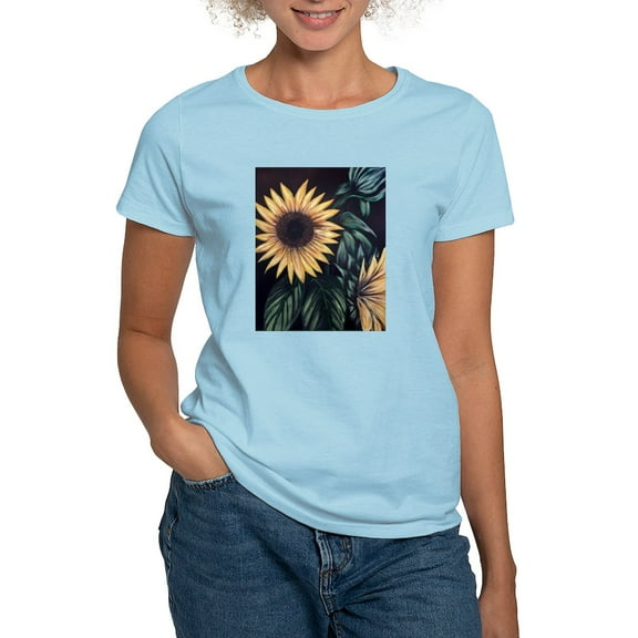 CafePress - Sunflower Life T Shirt - Women's Classic T-Shirt