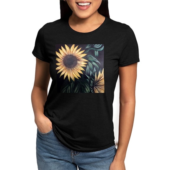 CafePress - Sunflower Life T Shirt - Womens Tri-blend T-Shirt