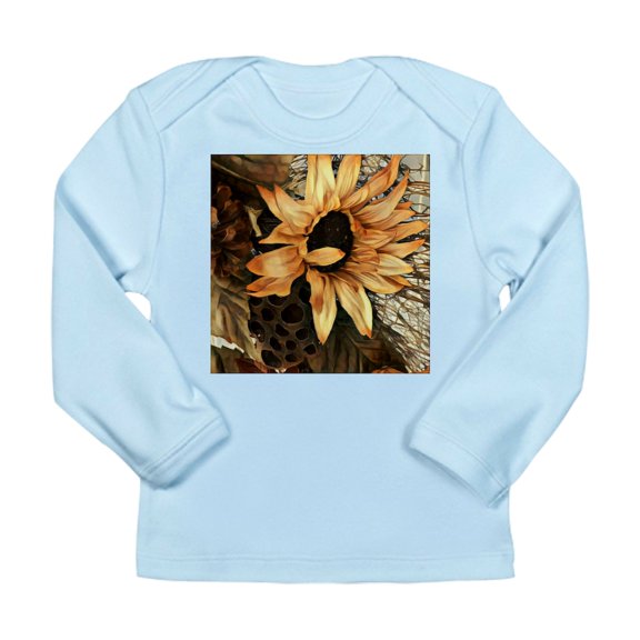 CafePress - Sunflower Long Sleeve T Shirt - Long Sleeve Infant T-Shirt