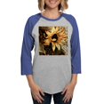 thumbnail image 1 of CafePress - Sunflower Long Sleeve T Shirt - Womens Baseball Tee, 1 of 4