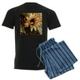 thumbnail image 1 of CafePress - Sunflower Pajamas - Men's Dark Loose Fit Cotton Pajama Set, 1 of 7
