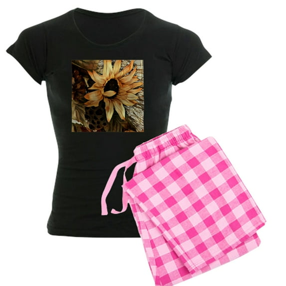 CafePress - Sunflower Pajamas - Women's Dark Pajamas