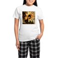 thumbnail image 1 of CafePress - Sunflower Pajamas - Women's Short Sleeve Print T-Shirt and Pants Light Cotton Pajama Set, 1 of 7