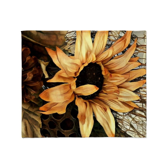 CafePress - Sunflower - Soft Fleece Throw Blanket, 50"x60" for All Ages