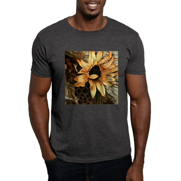 CafePress - Sunflower T Shirt - Men's Classic Graphic Cotton T-Shirt