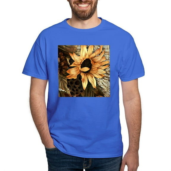 CafePress - Sunflower T Shirt - Men's Classic Graphic Cotton T-Shirt