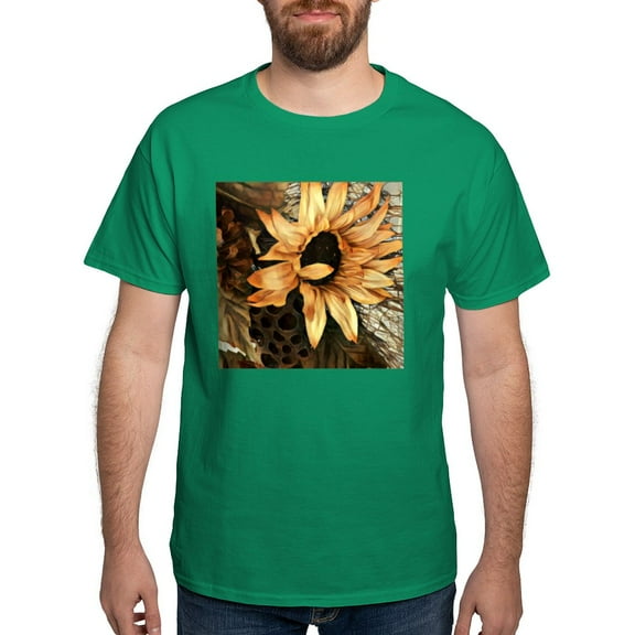 CafePress - Sunflower T Shirt - Men's Classic Graphic Cotton T-Shirt