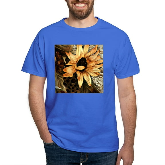 CafePress - Sunflower T Shirt - Men's Classic Graphic Cotton T-Shirt